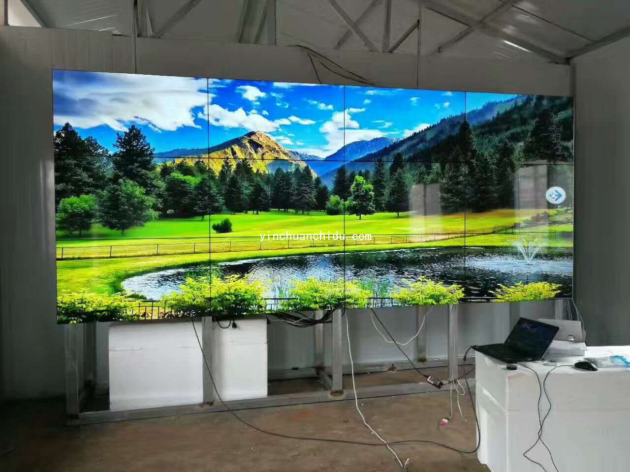 龙泉山隧道银川液晶拼接屏完工，吉鼎科