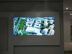 合肥中科大校友创新园4*1银川液晶拼接屏安装调试完毕
