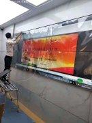 银川液晶拼接屏案例更新:延安两组2*2，2*3搞定。