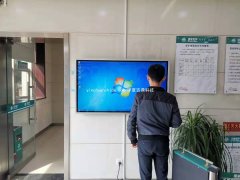 某电力局银川触摸一体机安装完成