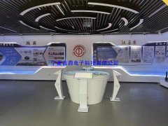 银川21.5寸触摸广告机，长庆油田展览馆安装调试完成